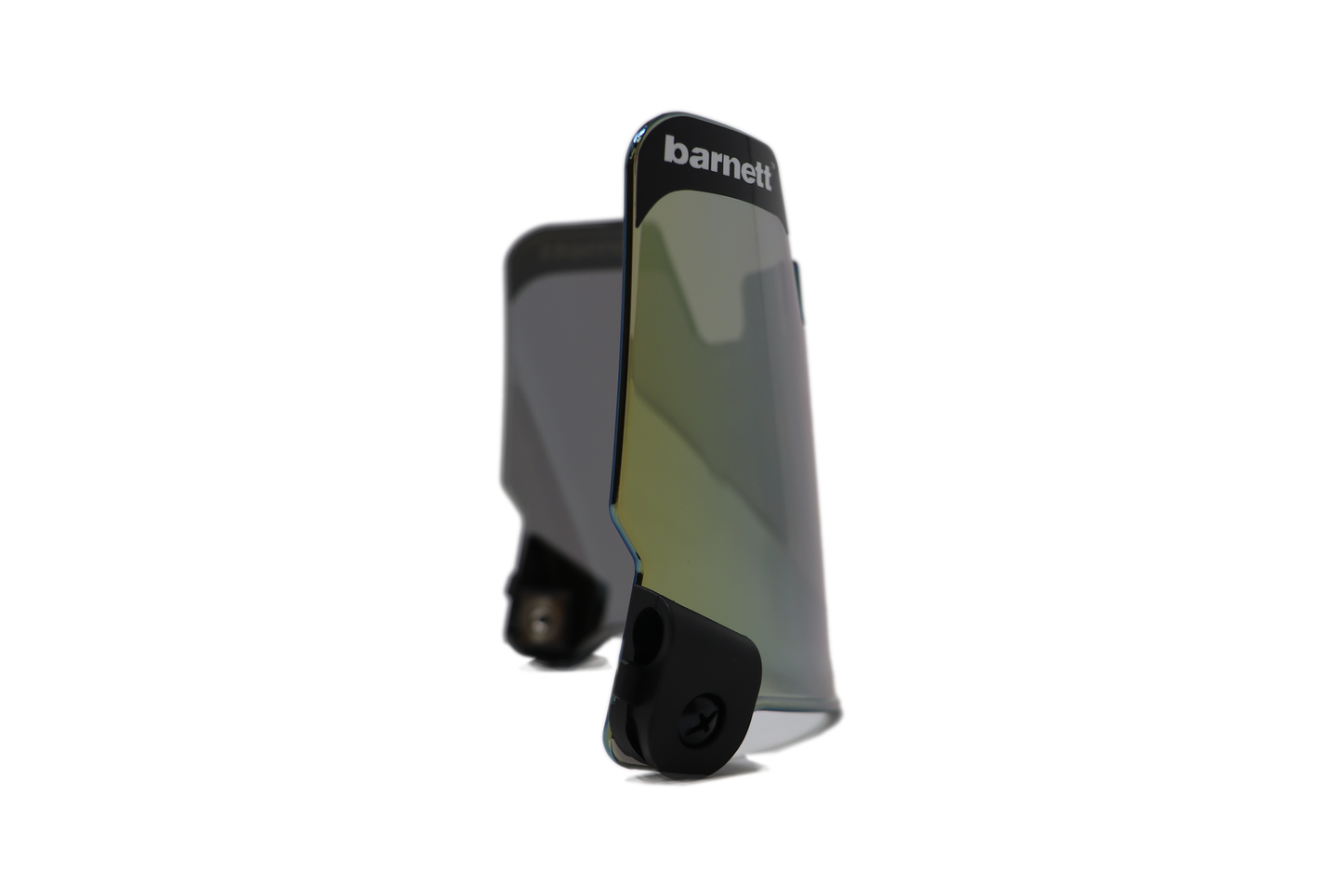Paket med 2 Barnett Football Eyeshields (Klar + Guld)
