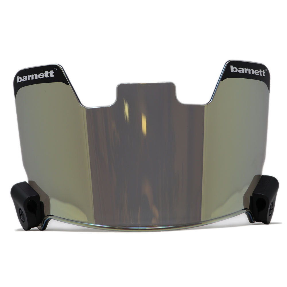 Paket med 2 Barnett Football Eyeshields (Klar + Guld)