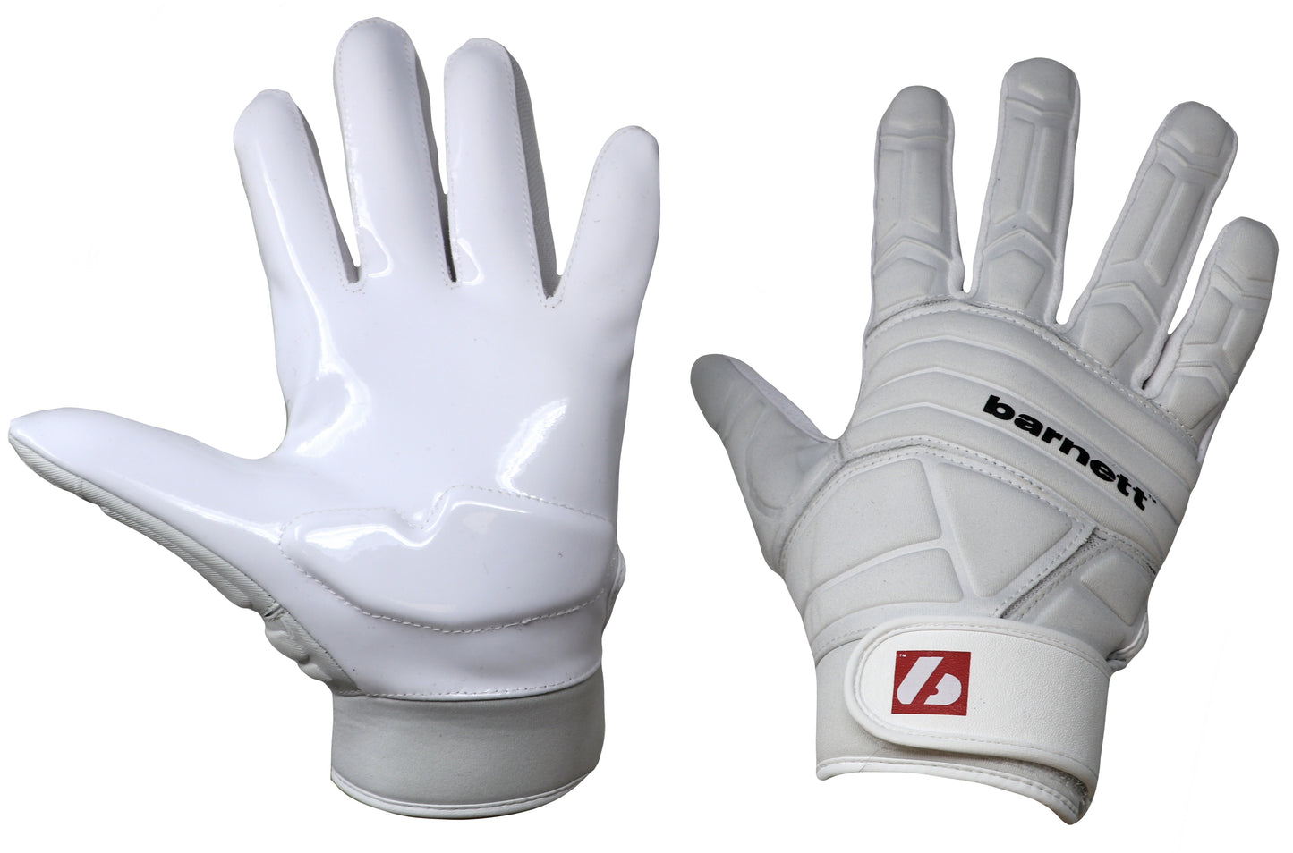 FLG-03 Pro Linemen Fotbollhandskar, OL, DL, Vit
