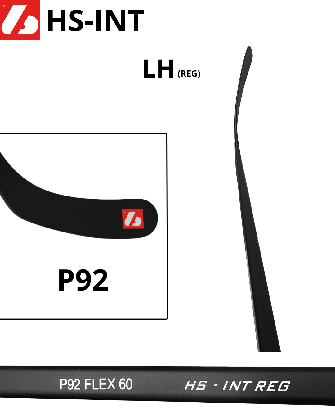 HS-INT Hockeyklubba från kolfiber