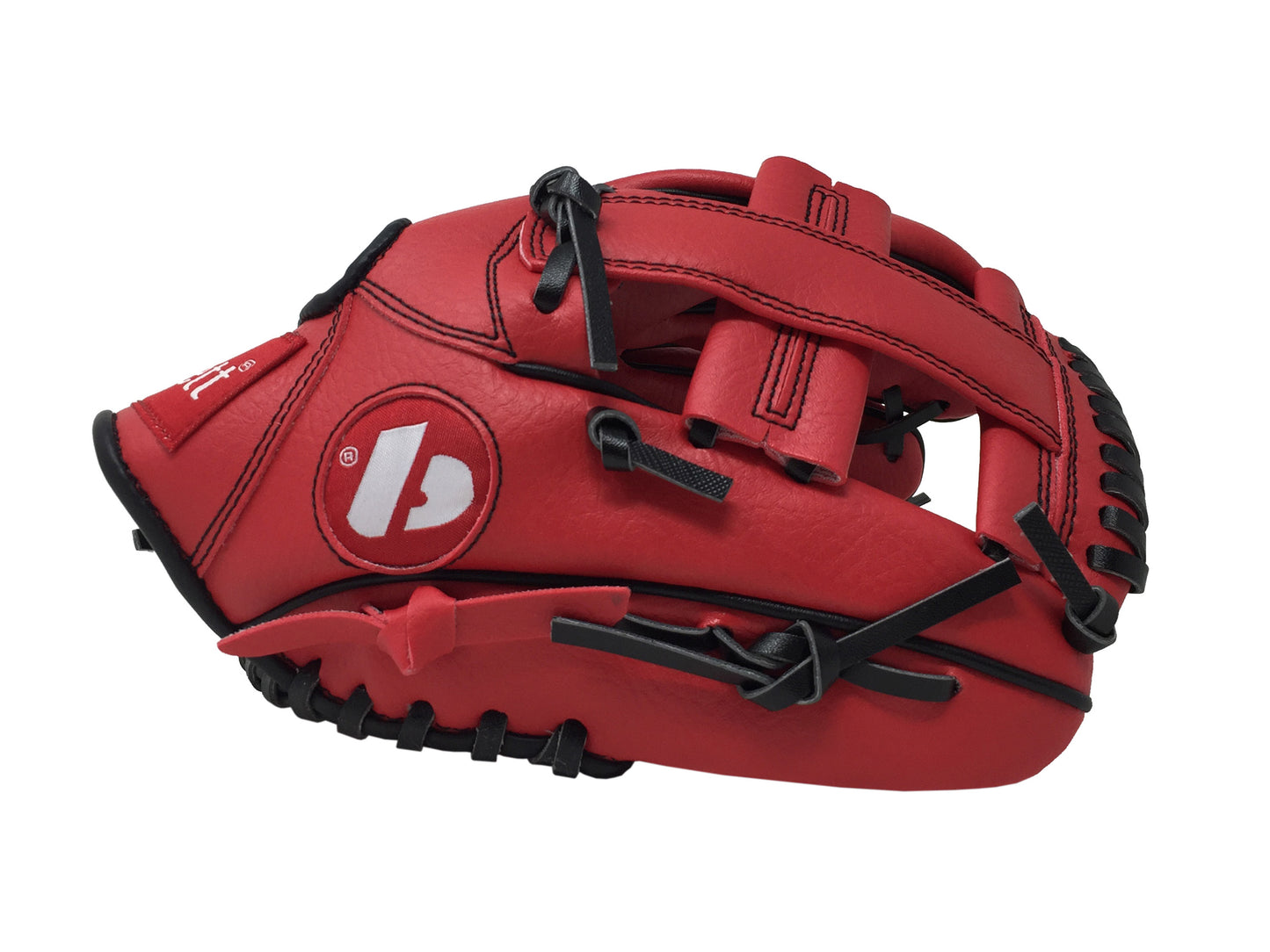 JL-110 baseballhandske, Utfält, polyuretan, Storlek 11", Röd