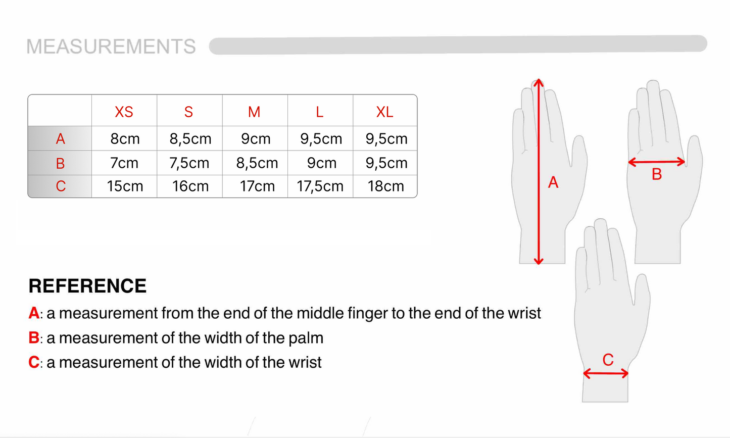 NBG-22 vinterhandskar 3mm neopren för Vindsurfing / Kitesurfing