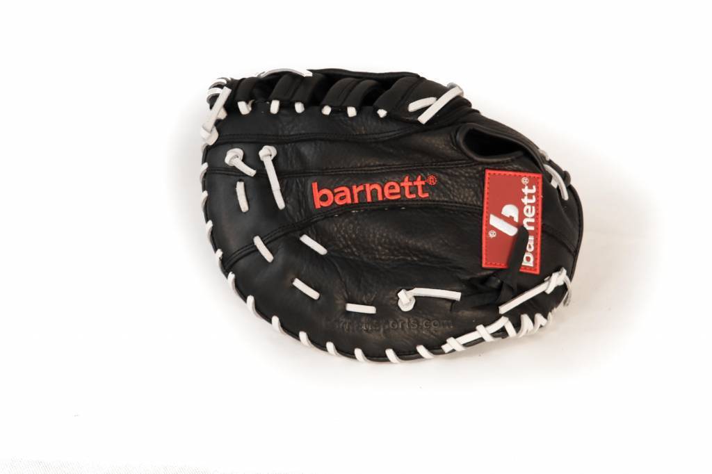 GL-301 baseballhandske First Base (First Base) vuxen, Äkta läder, tävling, Svart