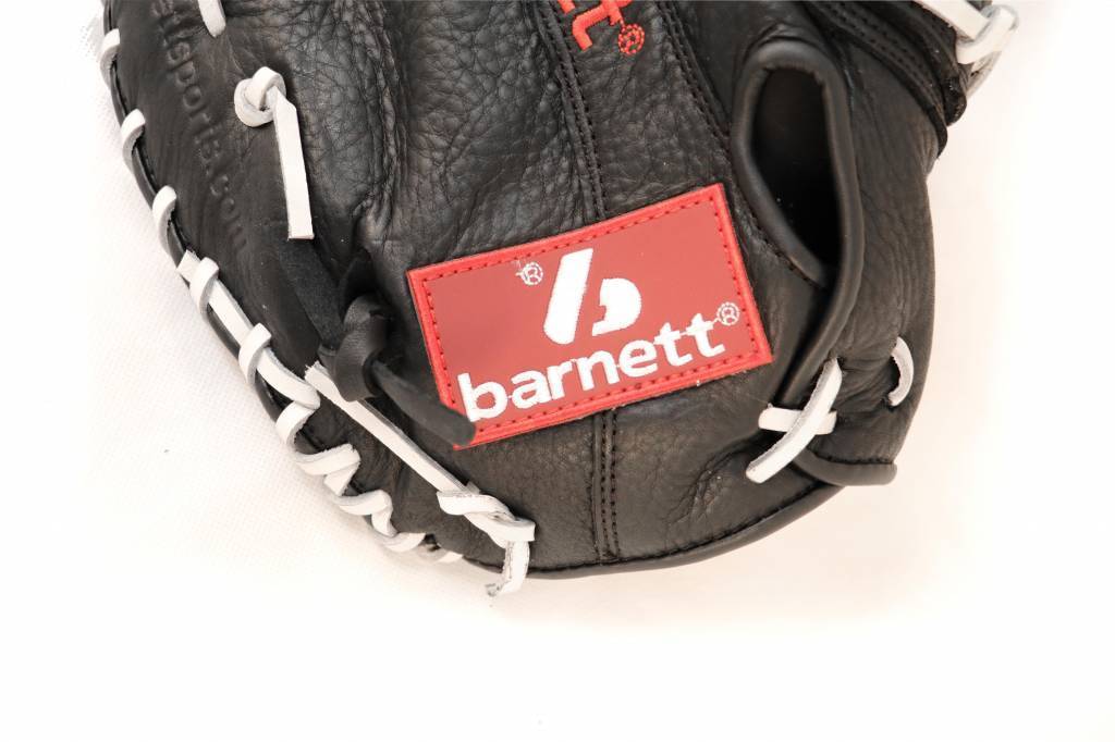GL-301 baseballhandske First Base (First Base) vuxen, Äkta läder, tävling, Svart