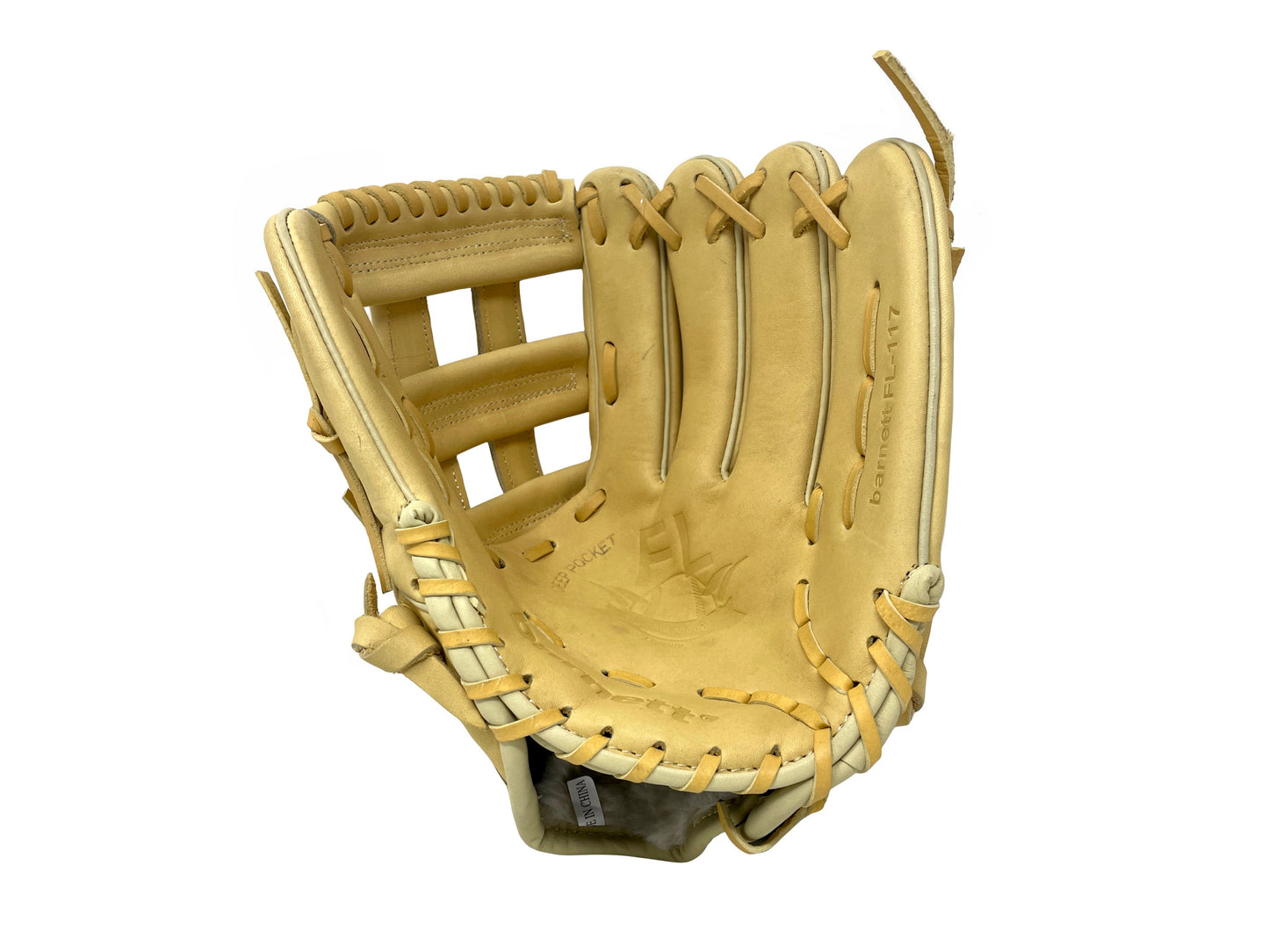 FL-117 Professionell baseballhandske, fullkornigt läder, infield 11,7", Beige