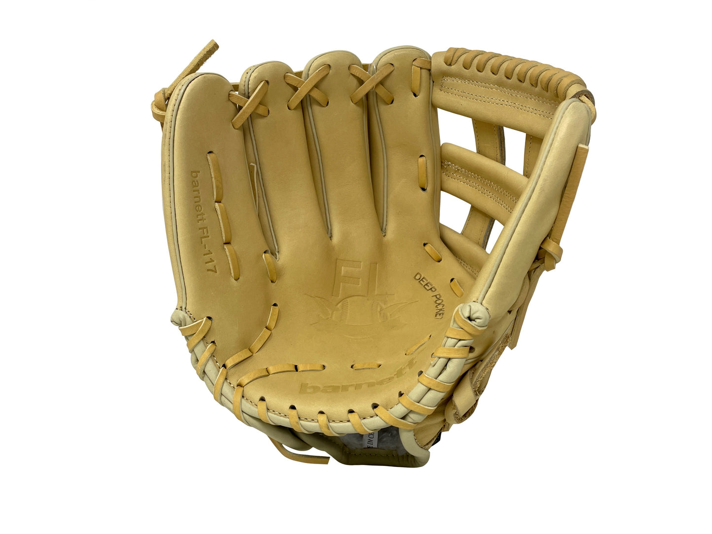 FL-117 Professionell baseballhandske, fullkornigt läder, infield 11,7", Beige