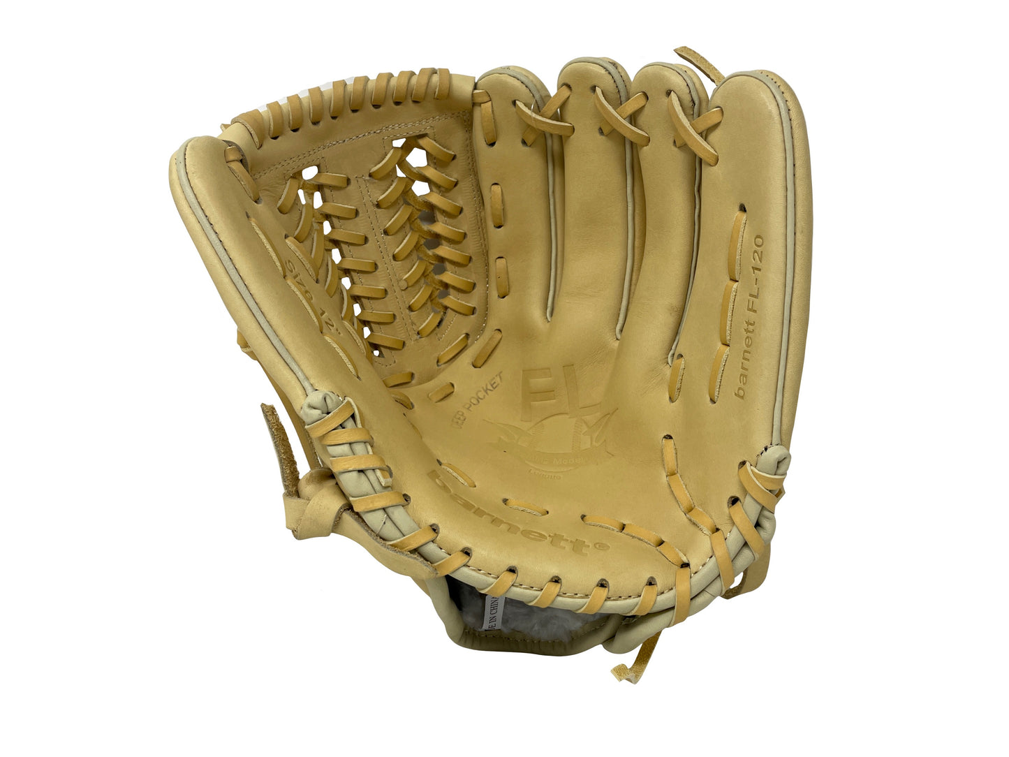 FL-120 Högkvalitativ, läderbaseballhandske, infield / outfield / pitcher 12, Beige