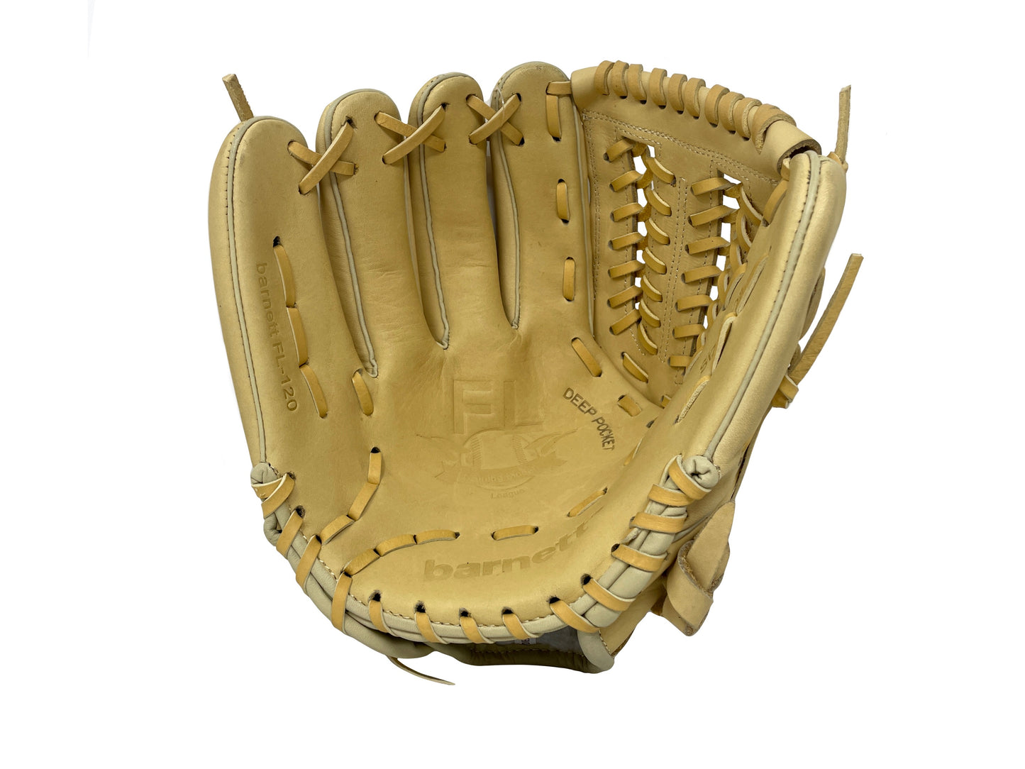 FL-120 Högkvalitativ, läderbaseballhandske, infield / outfield / pitcher 12, Beige