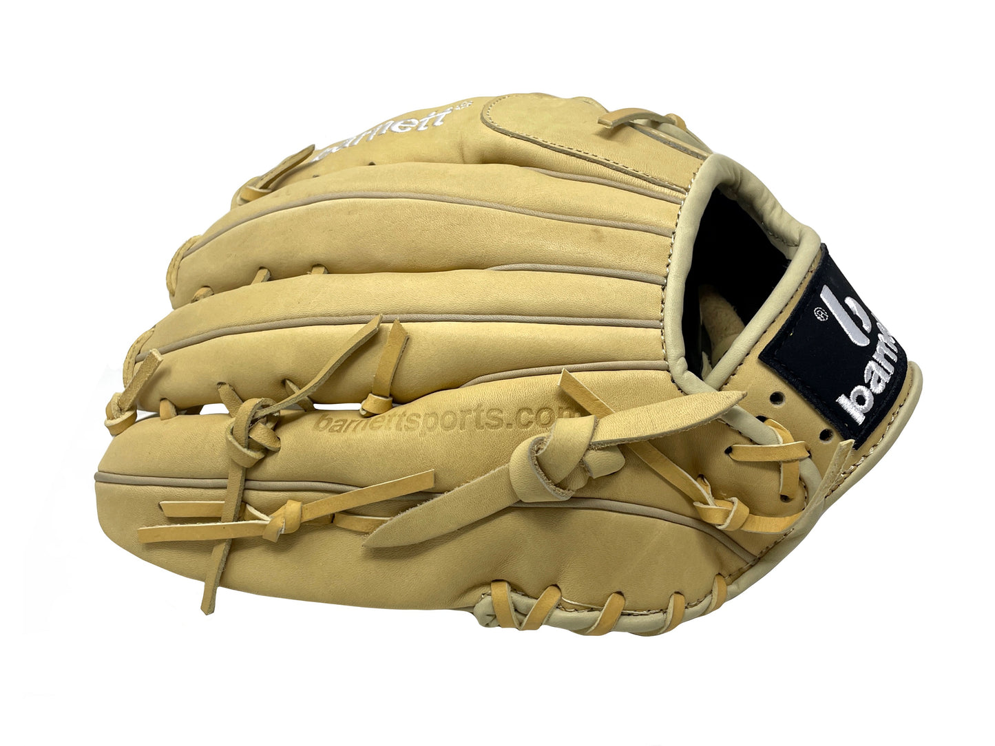 FL-127 Högkvalitets läderbaseballhandske, infield / outfield / pitcher, Beige