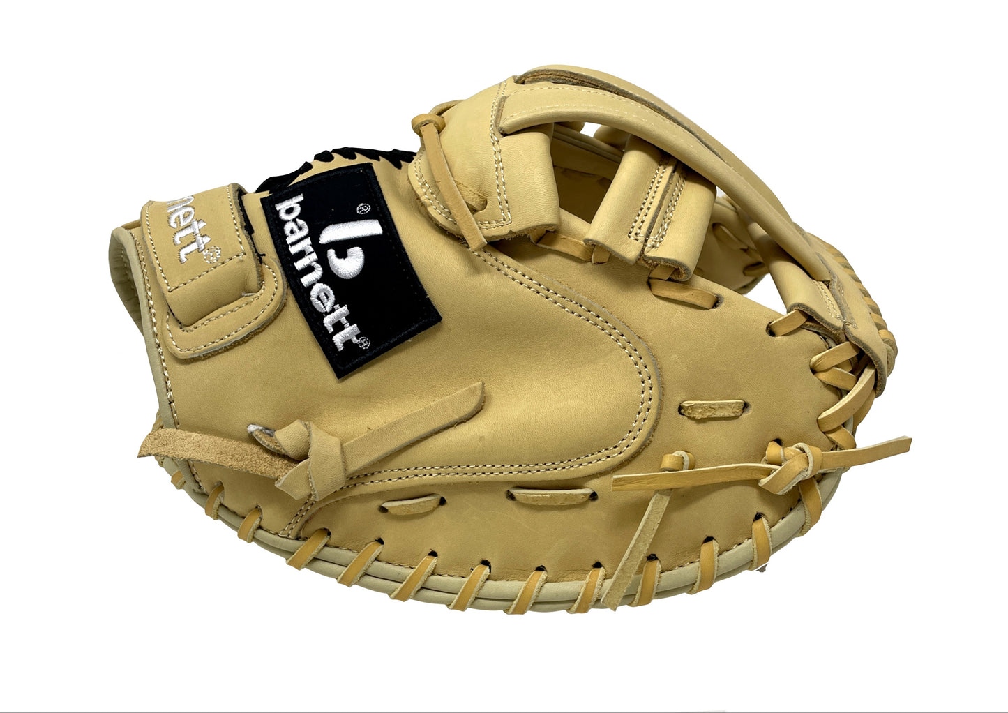 FL-201 Baseballhandske, högkvalitativ, läder, catcher, Beige