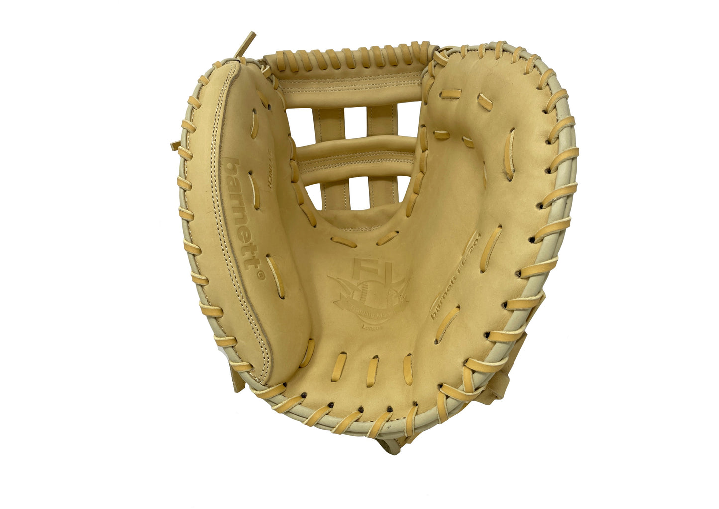 FL-201 Baseballhandske, högkvalitativ, läder, catcher, Beige