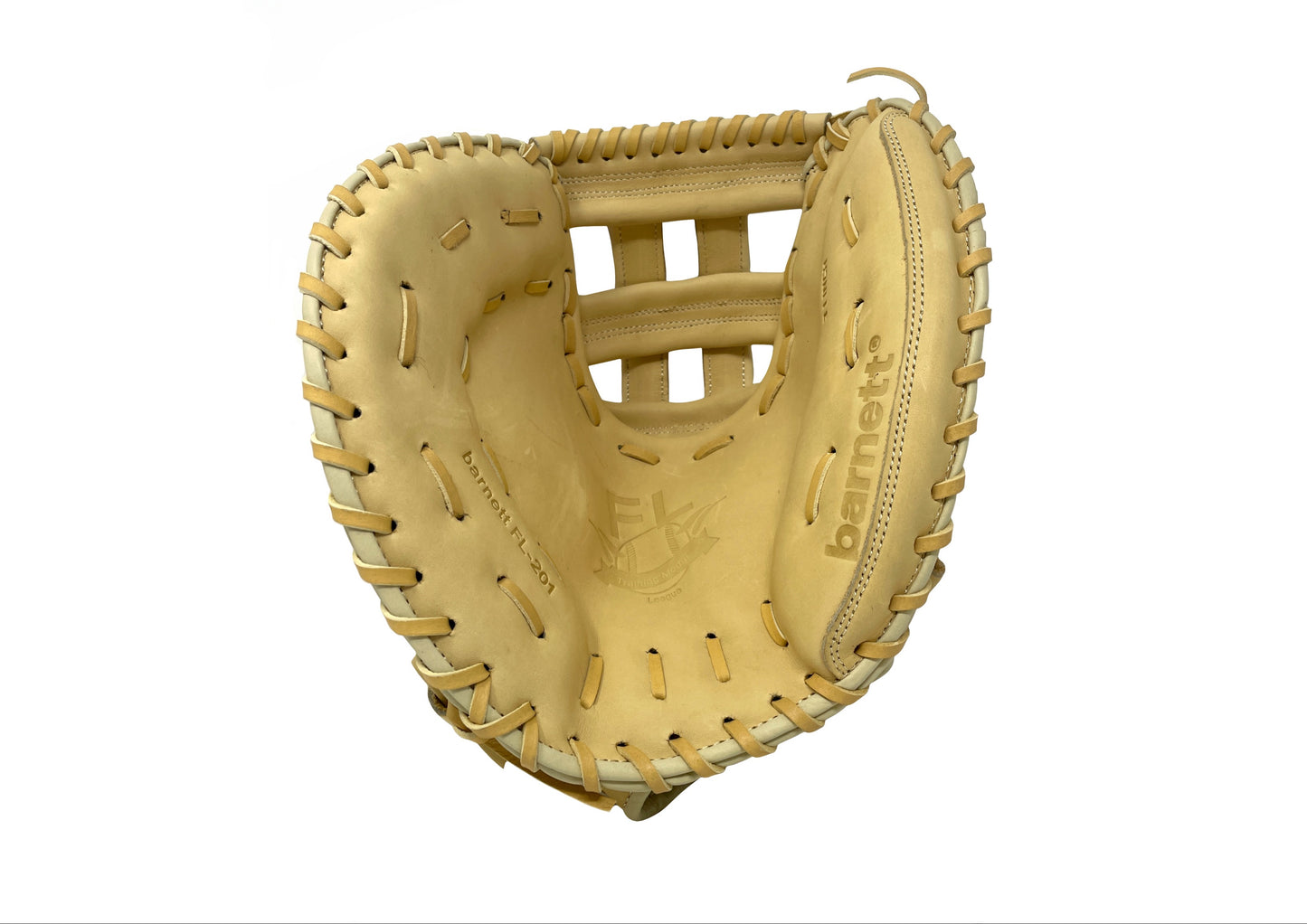 FL-201 Baseballhandske, högkvalitativ, läder, catcher, Beige