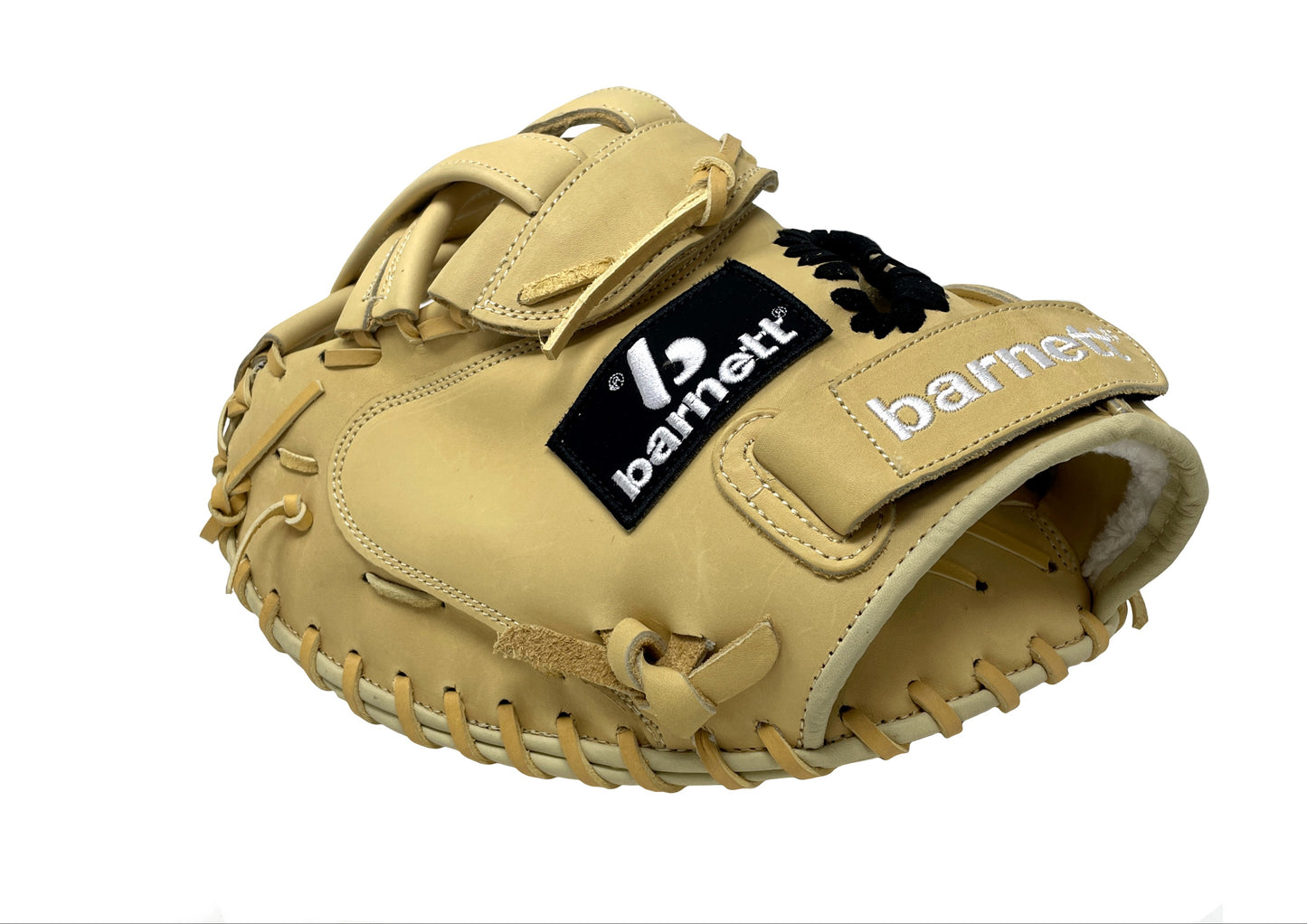 FL-201 Baseballhandske, högkvalitativ, läder, catcher, Beige