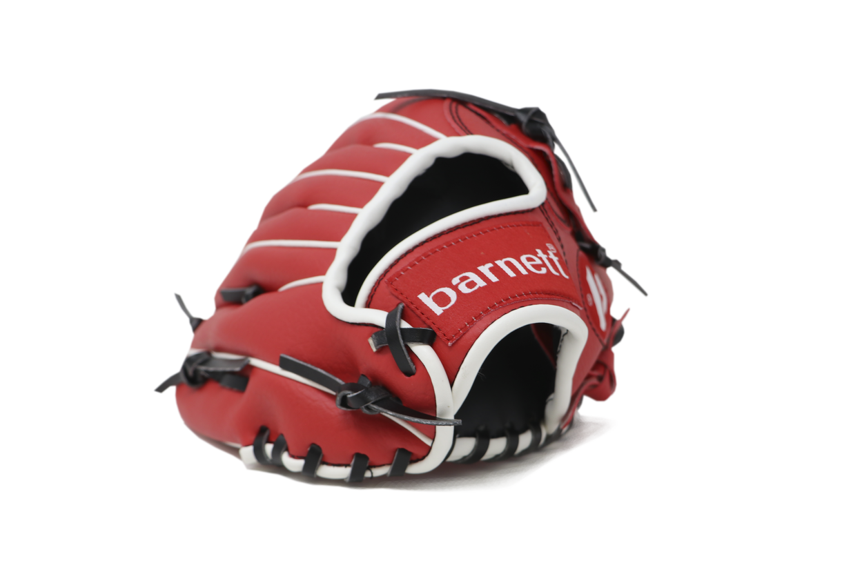JL-105-basebollhandske, utfält, REG storlek 10,5 "röd
