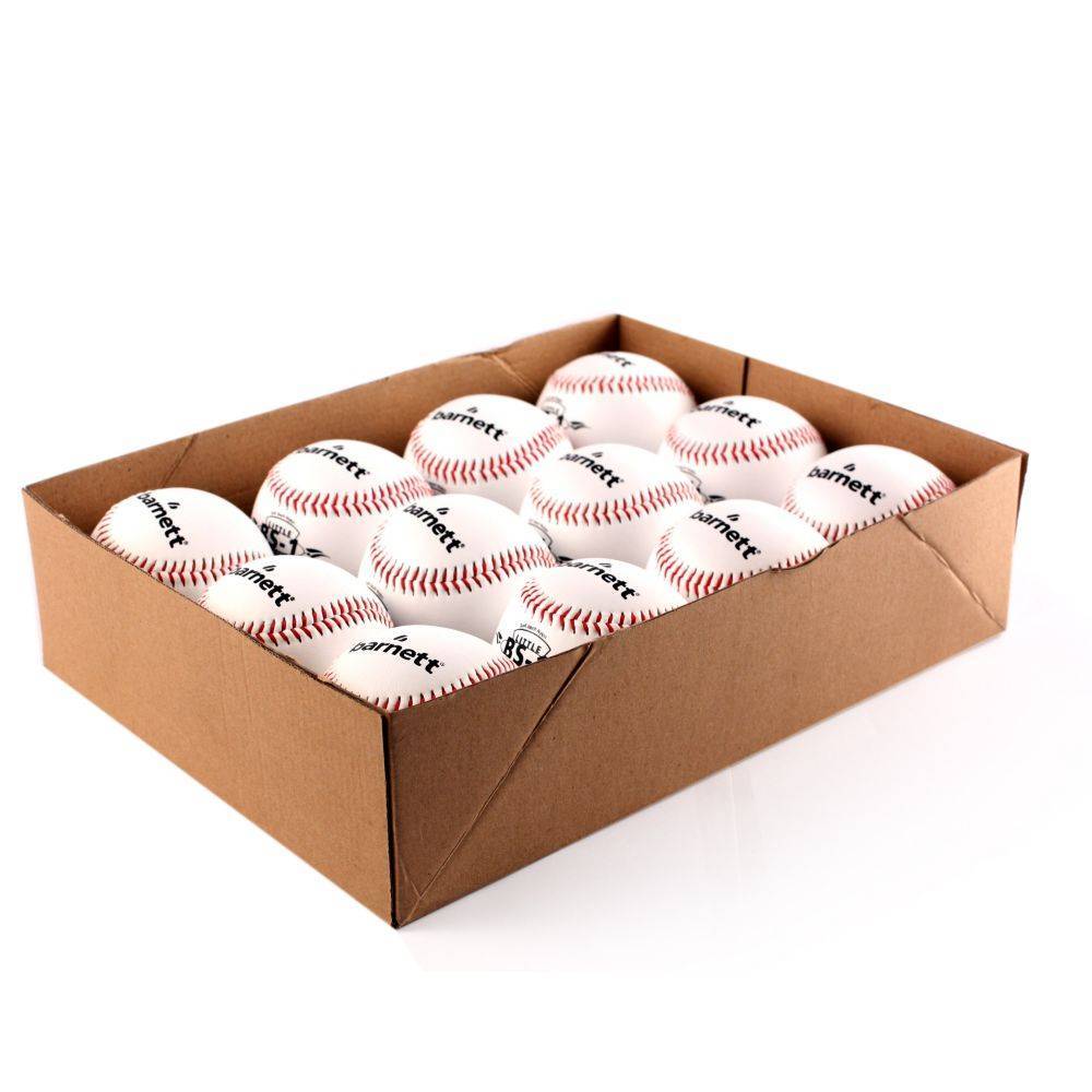 BS-1 baseballballtrening nybegynner, 9" (tommer), hvit, 12 stk (1 dusin)
