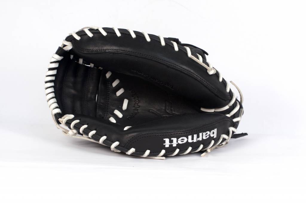 GL-202 Competition catcher baseball glove, genuine leather, adult 32, Black