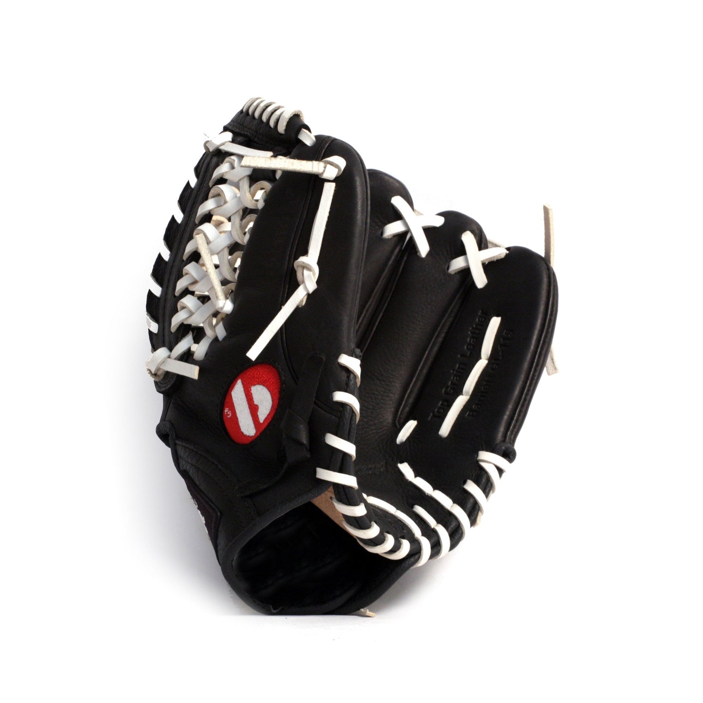 GL-115 Baseboll Handske, Läder, 11,5 (inch) Infield, Svart