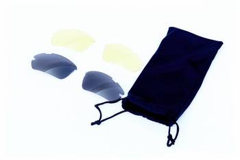 GLAS-1 solglasögon för sport, svart, vit