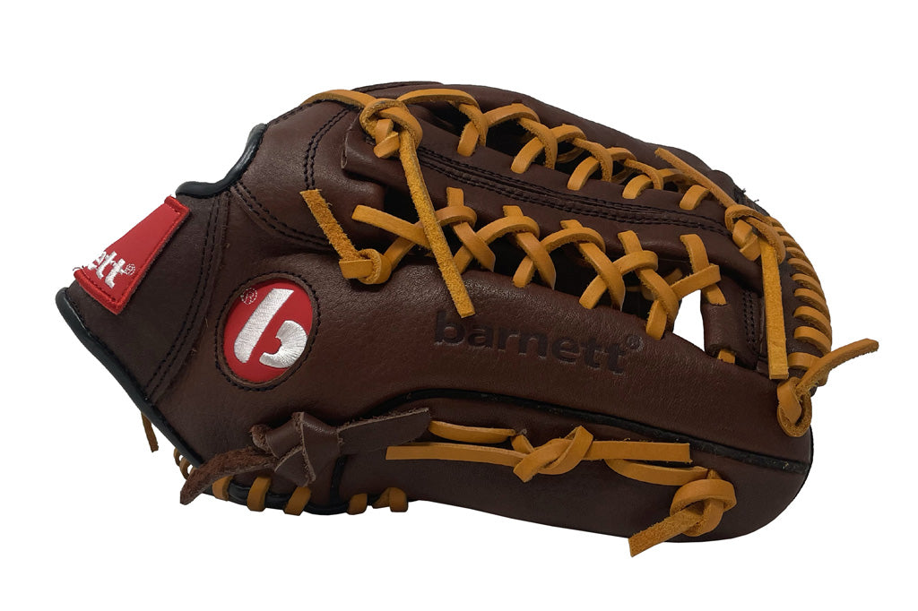 GL-125 Baseboll Handske, Läder, 12,5 (inch) Outfield, Brun