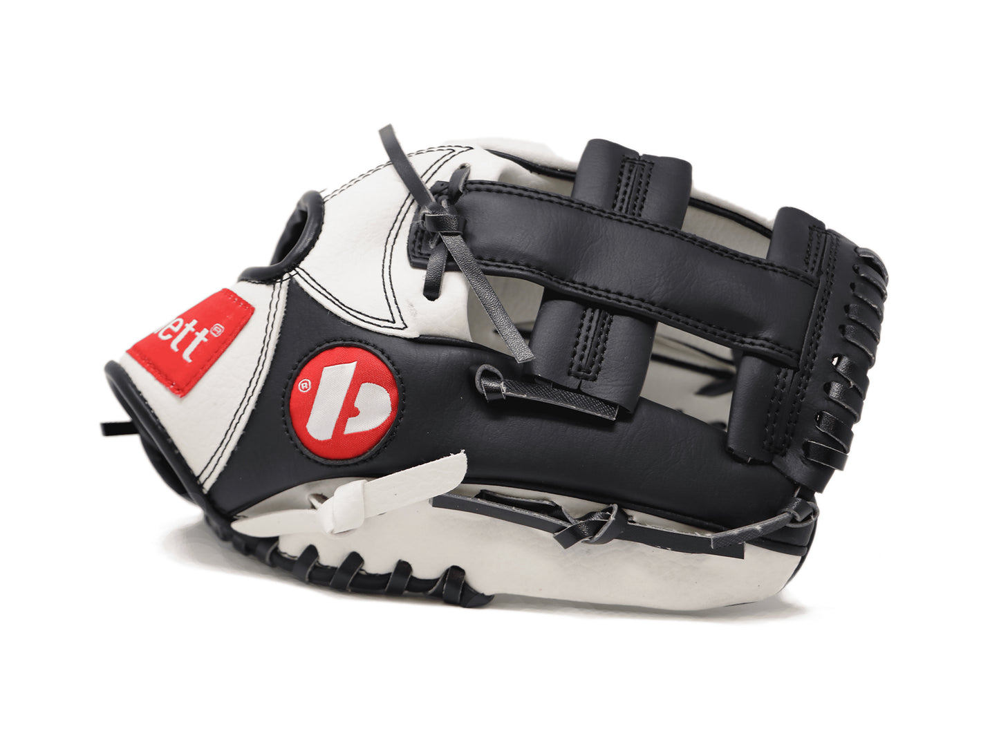 JL-110, basebollhandske, utfält, polyuretan, storlek 11 ", vit