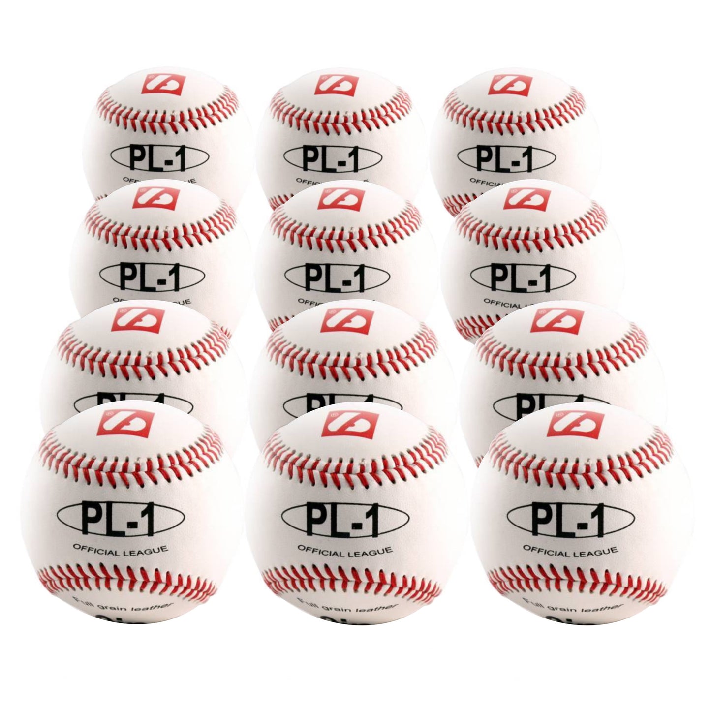 PL-1 Baseboll Boll Match Elite, Professional, 9" (inch), Vit, 12 st (1 dussin)