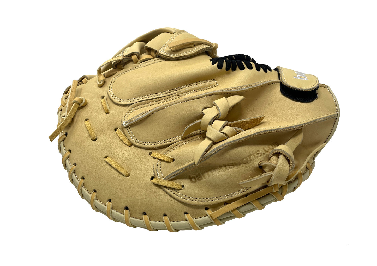 FL-201 Baseballhandske, högkvalitativ, läder, catcher, Beige