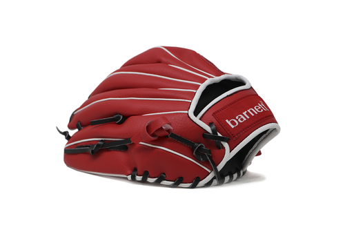 JL-115-baseball glove, outfiled, polyurethane, size 11.5" red