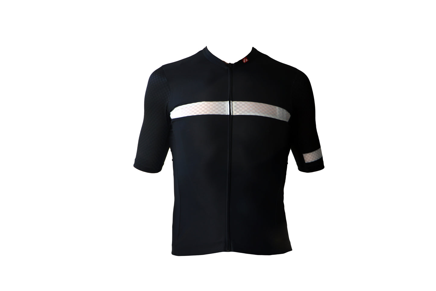 Bike textile-Kortärmad tröja, svart & vit