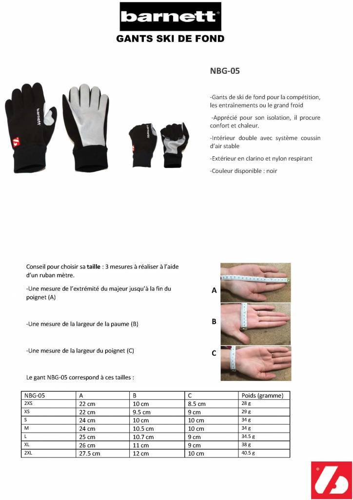 NBG-05 Handskar, Professional, Cykel och Skidor, -20° till +0°C