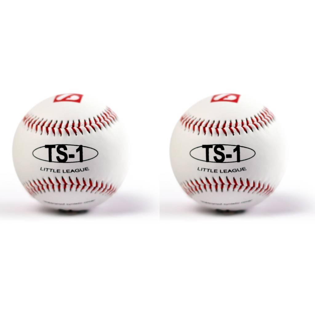 TS-1 Baseboll Boll Träning, 9" (inch), Vit, 2 st