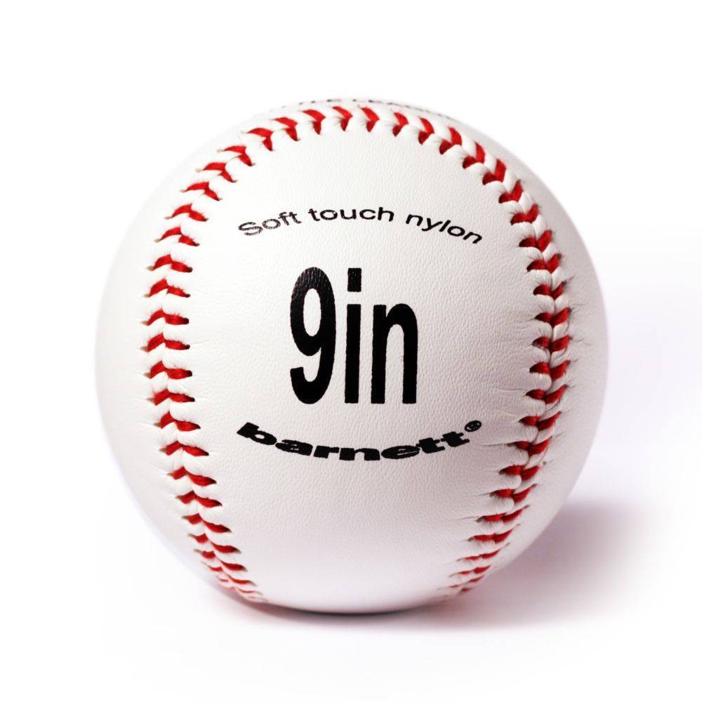 TS-1 Baseboll Boll Träning, 9" (inch), Vit, 2 st