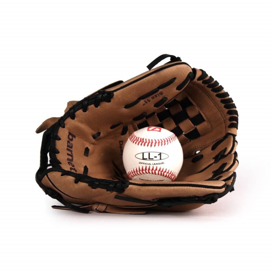 GBSL-3 Baseboll Set 11" Läder, Handske & Boll (SL-110, LL-1)